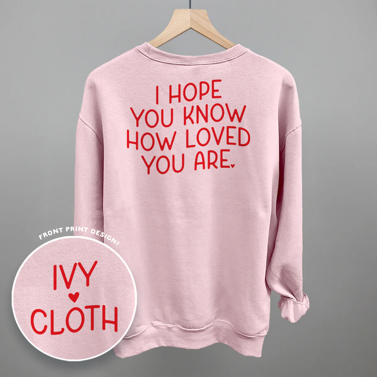 Image of I Hope You Know How Loved You Are Back Print