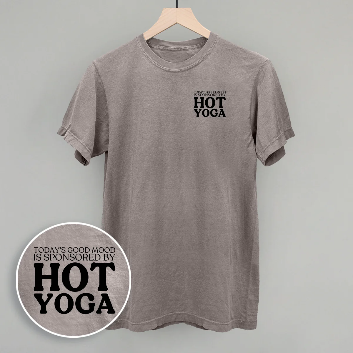 Image of Mood Sponsored By Hot Yoga (Left Chest)