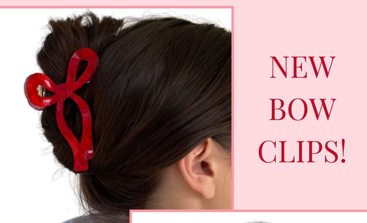 red bow clip