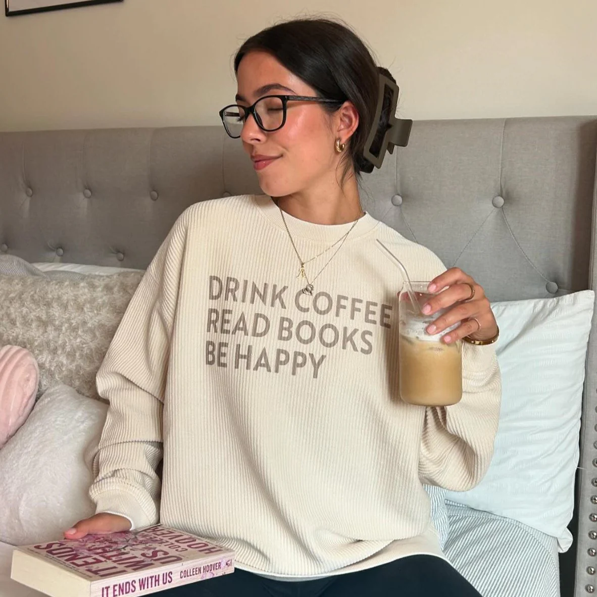 Image of Drink Coffee Read Books Be Happy