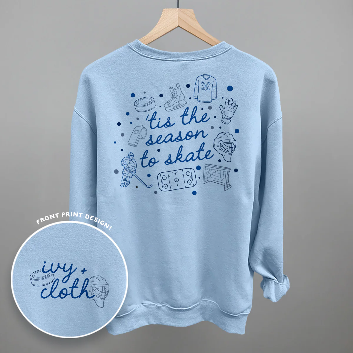 Image of Tis The Season To Skate (Back Print)