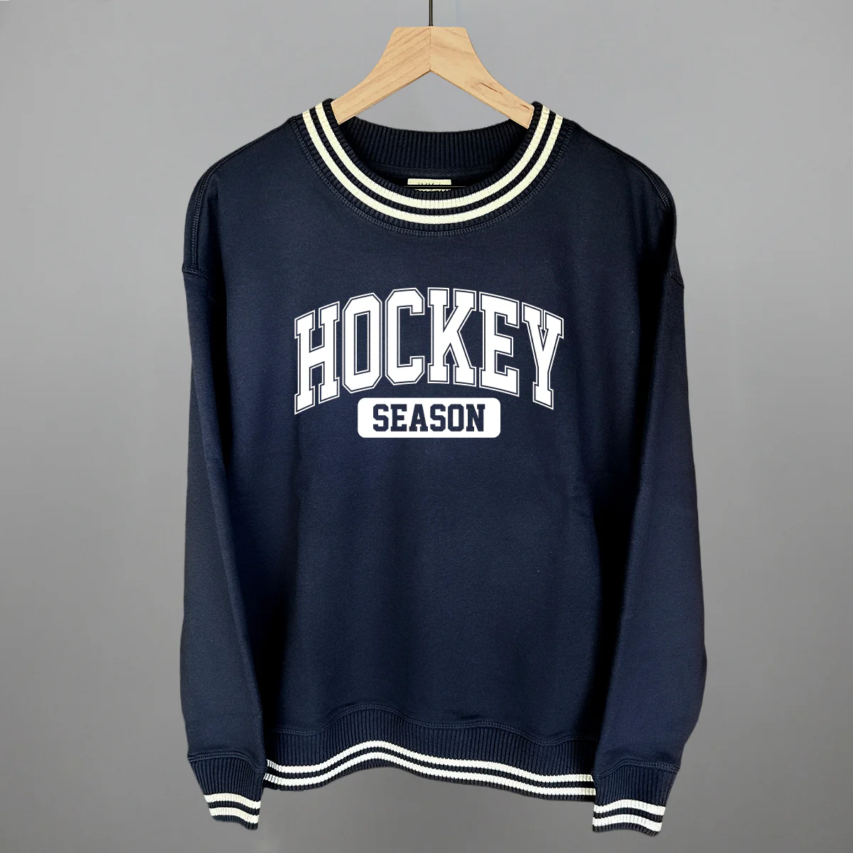 Image of Hockey Season Collegiate Arch (White)