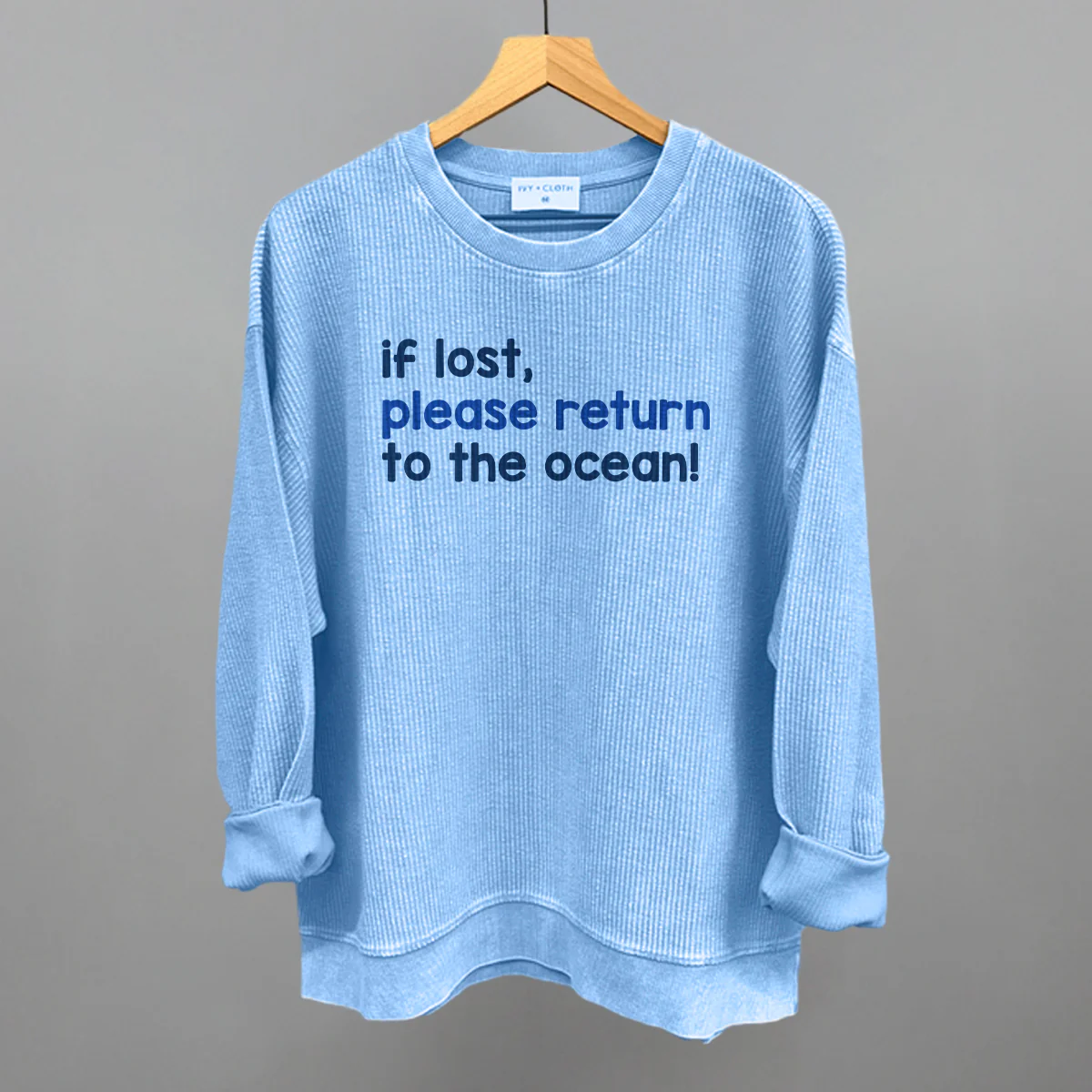 Image of If Lost, Please Return To The Ocean (Text Only)