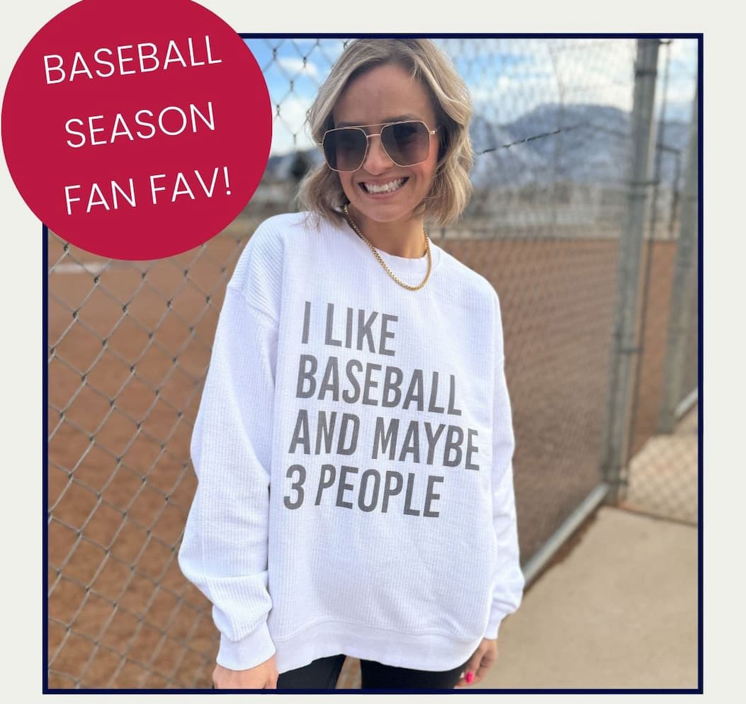 I like baseball and maybe 3 people