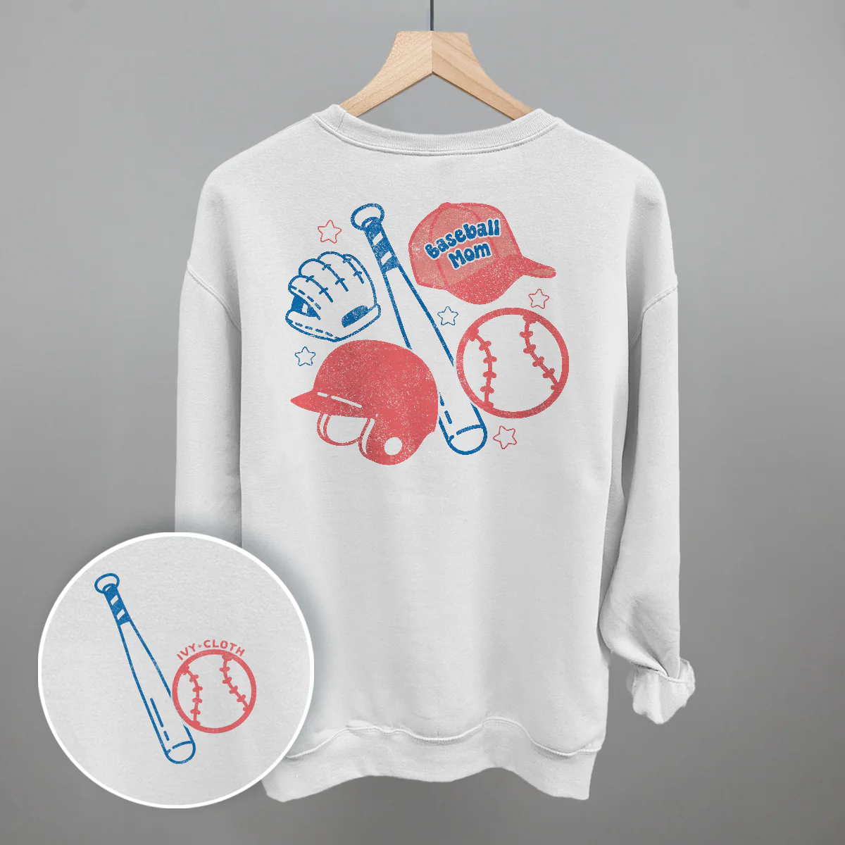 Image of Baseball Mom Doodle (Back Print)