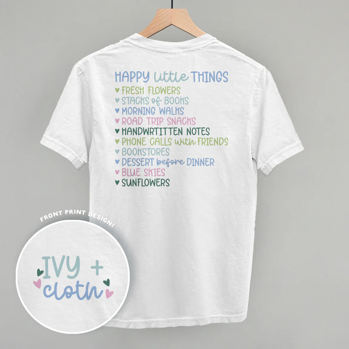Image of Happy Little Things List (Back Print)