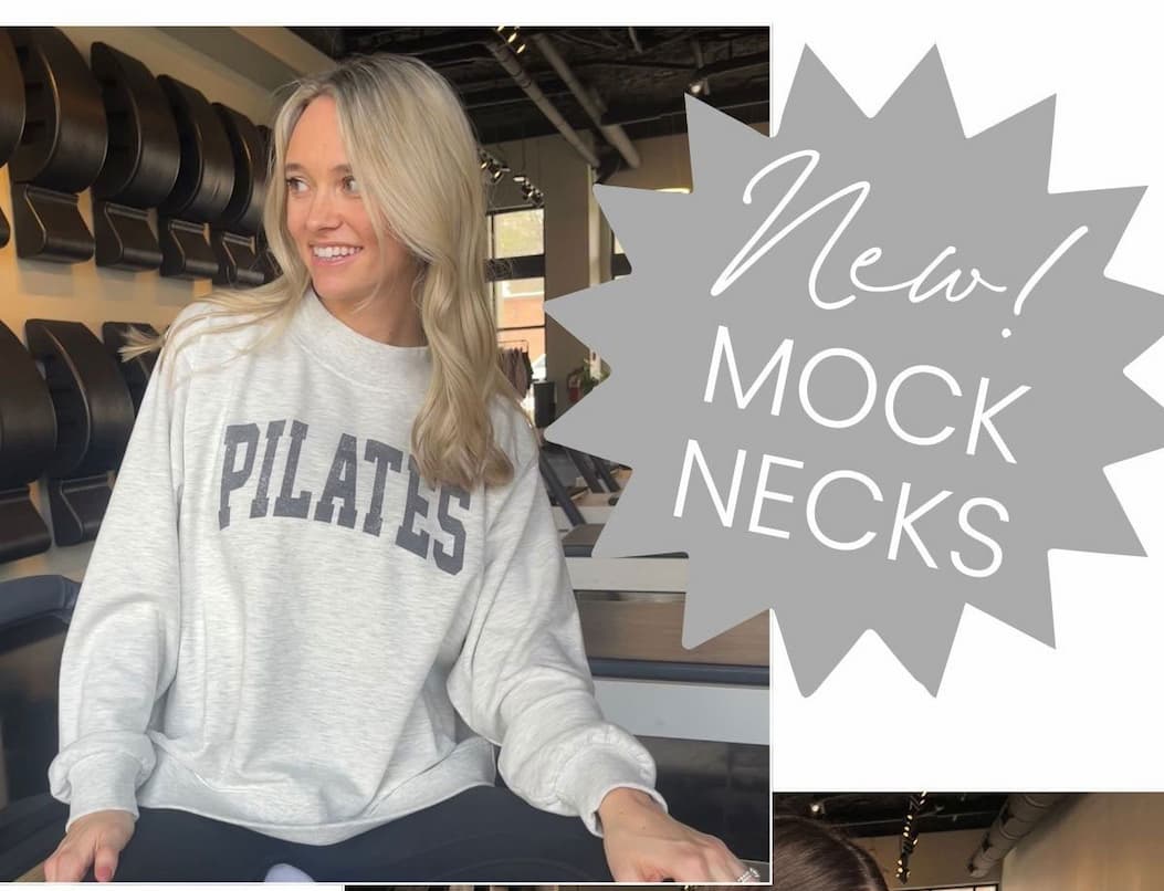 pilates mockneck