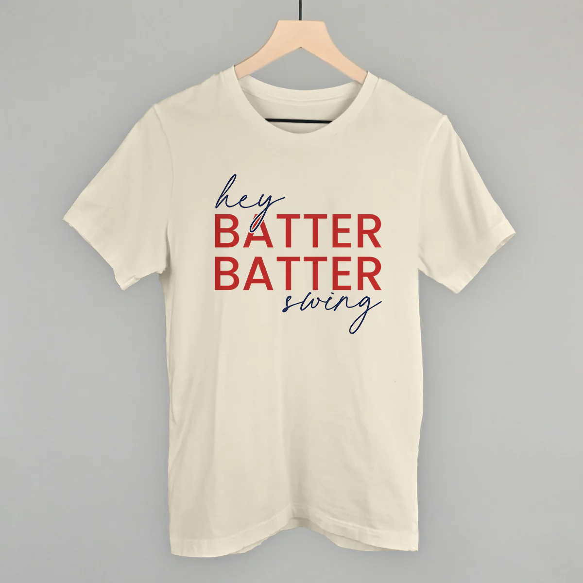 Image of Hey Batter Batter Swing (Red + Navy)
