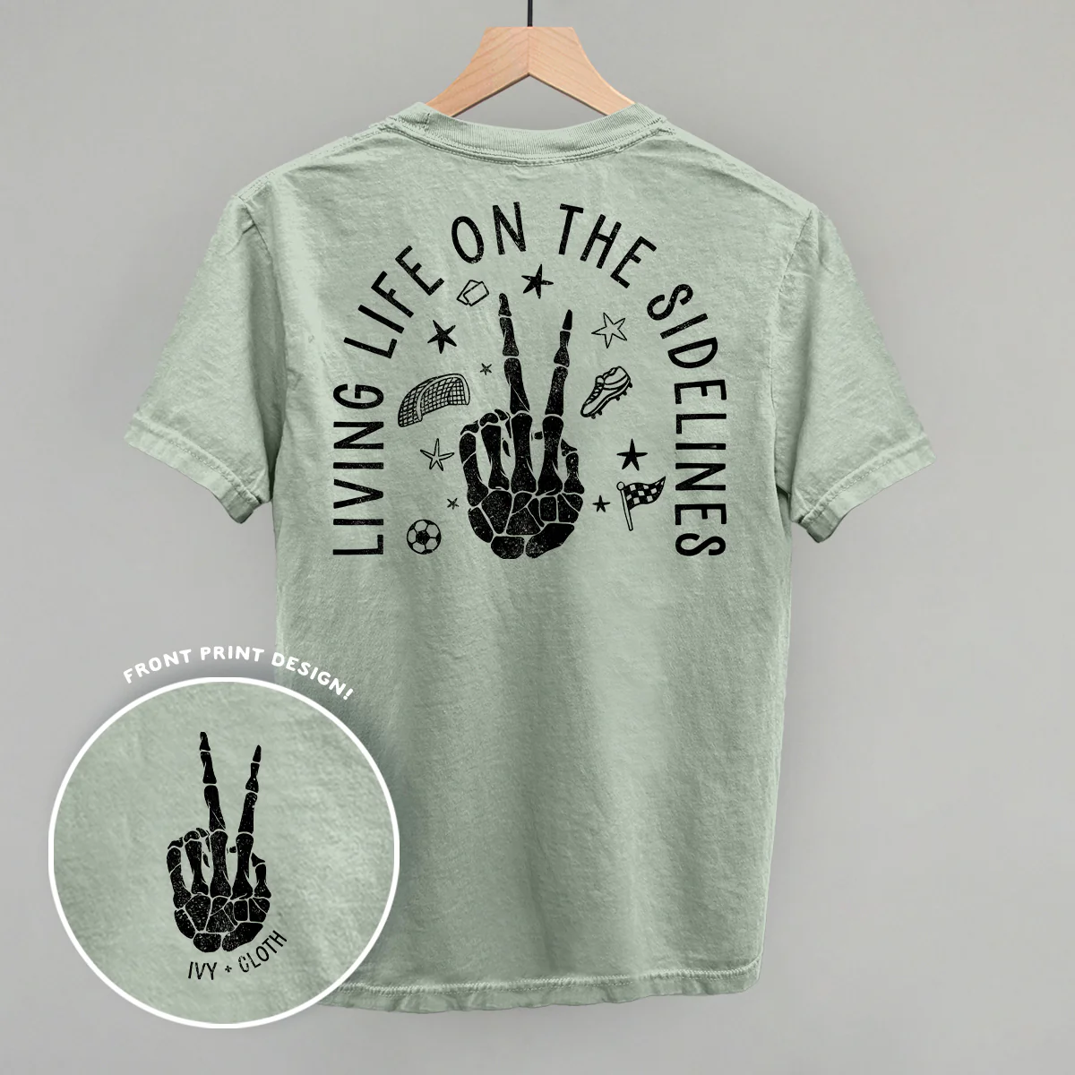 Image of Living Life On The Sidelines Soccer (Back Print)