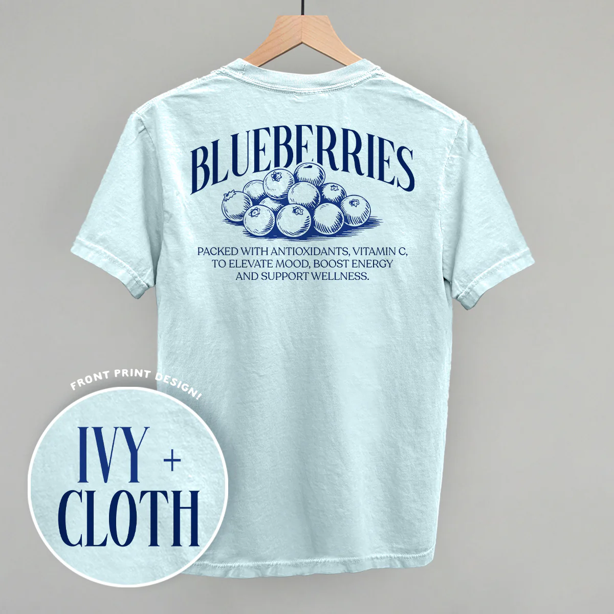 Image of Blueberry Wellness (Back Print)