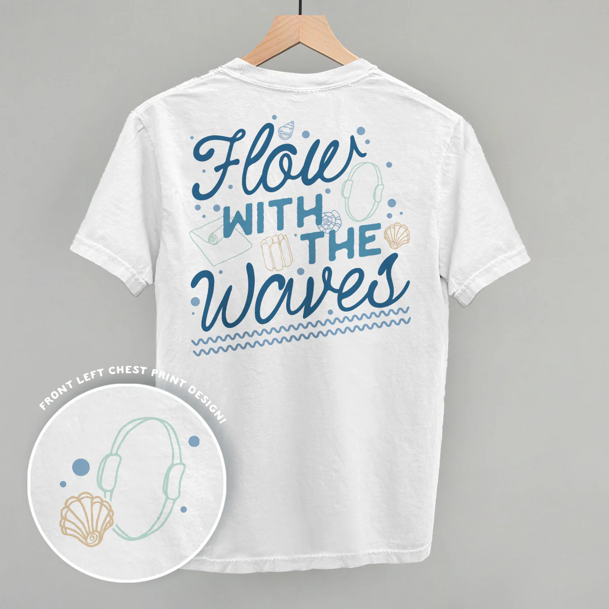 Image of Flow With The Waves (Back Print)