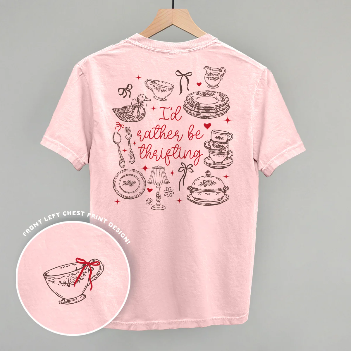Image of I'd Rather Be Thrifting Doodles (Back Print)
