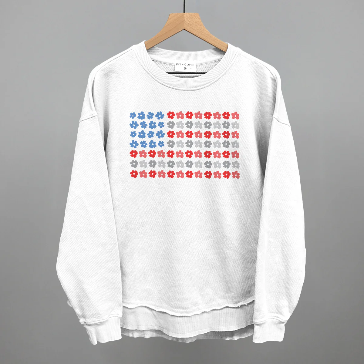 Image of Flower American Flag