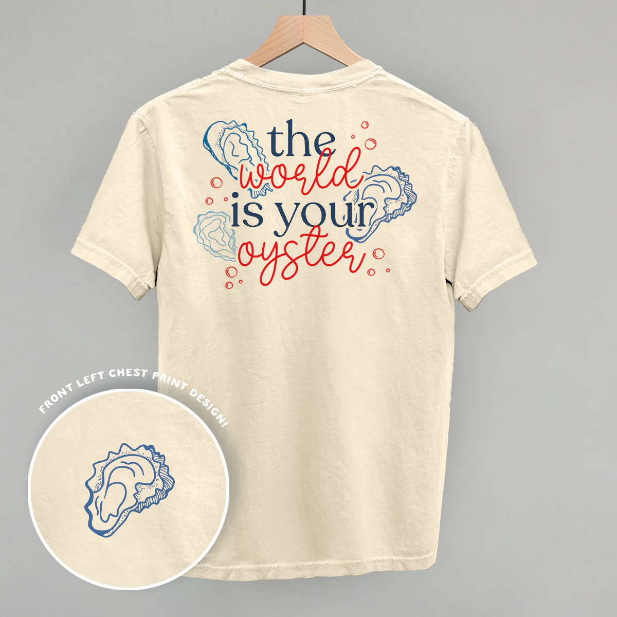 Image of The World Is Your Oyster Doodles (Back Print)