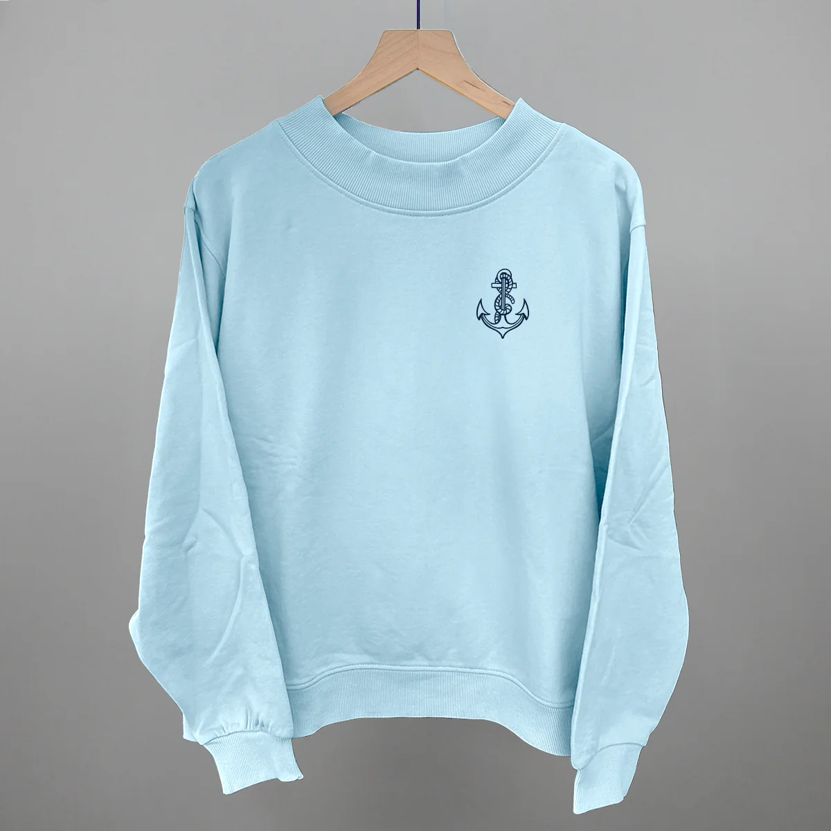 Image of Anchor Doodle (Navy Blue) (Left Chest)