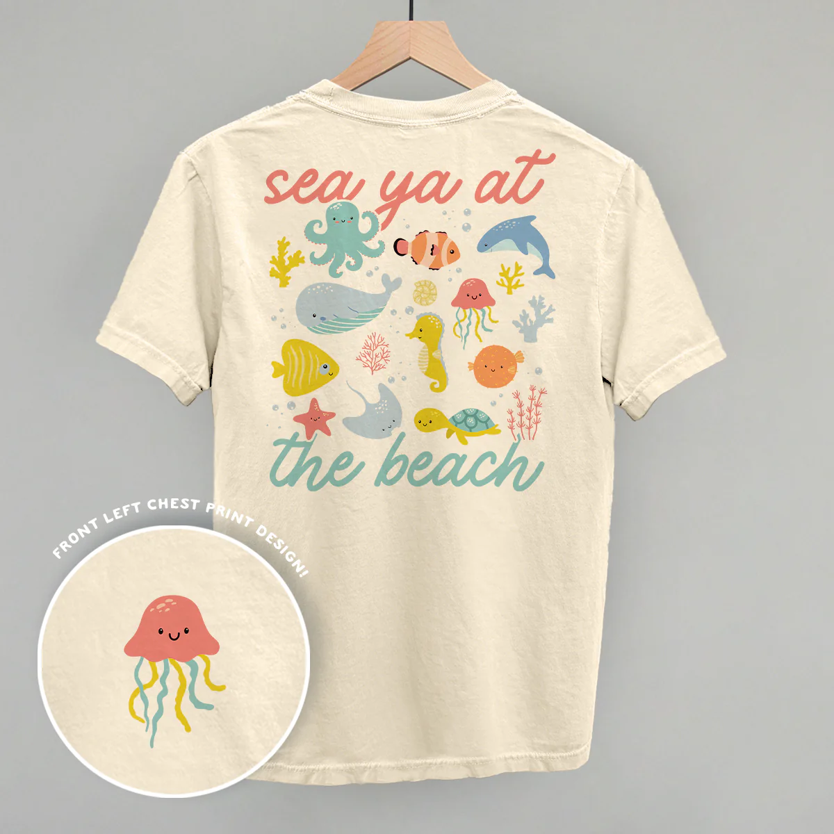 Image of Sea Ya At The Beach (Back Print)