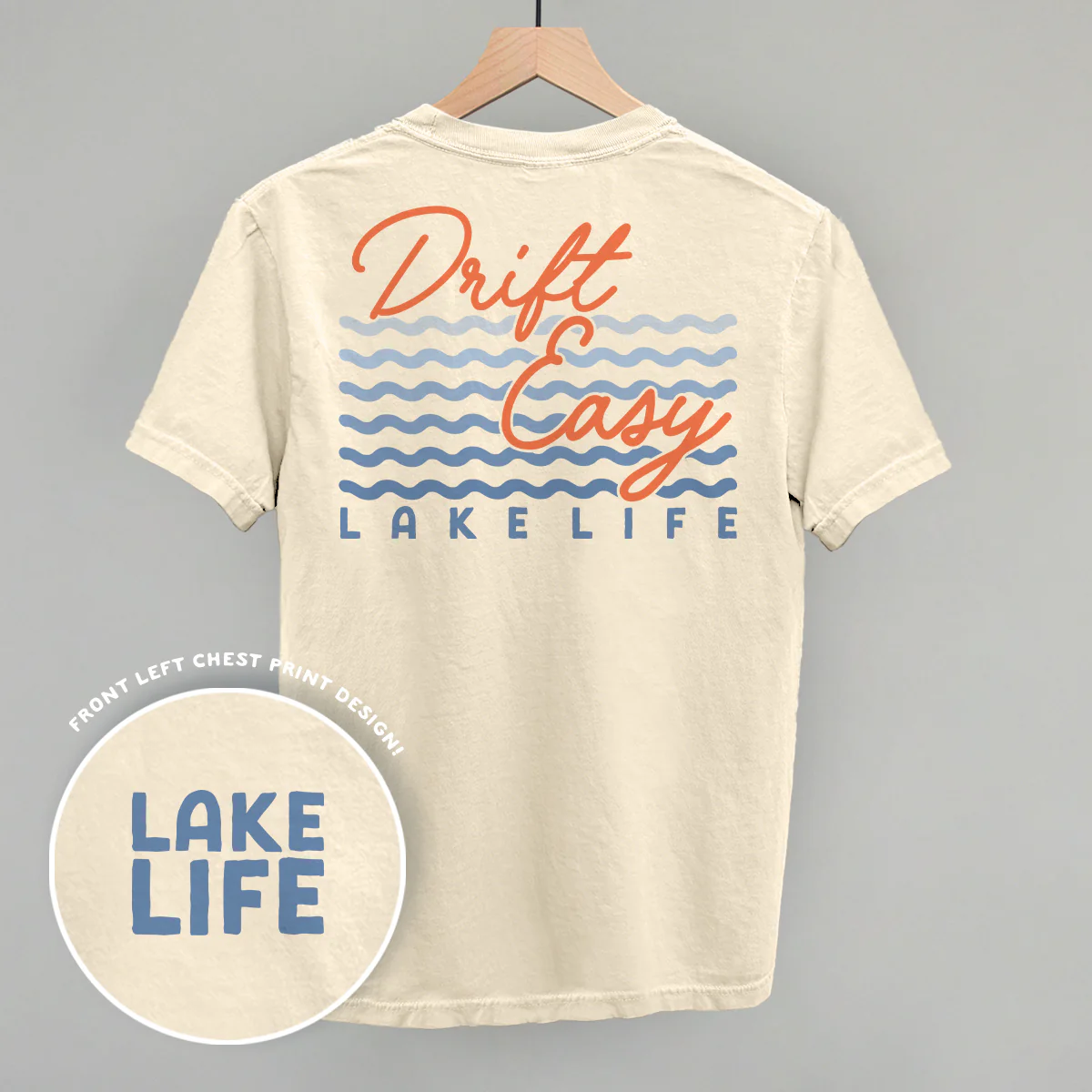 Image of Drift Easy Lake Life (Back Print)