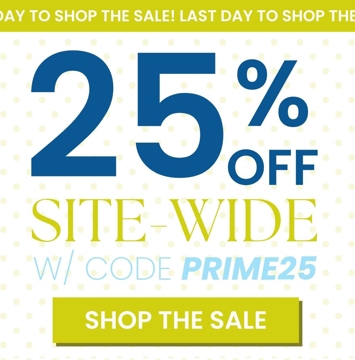 New arrivals for prime day 25% off