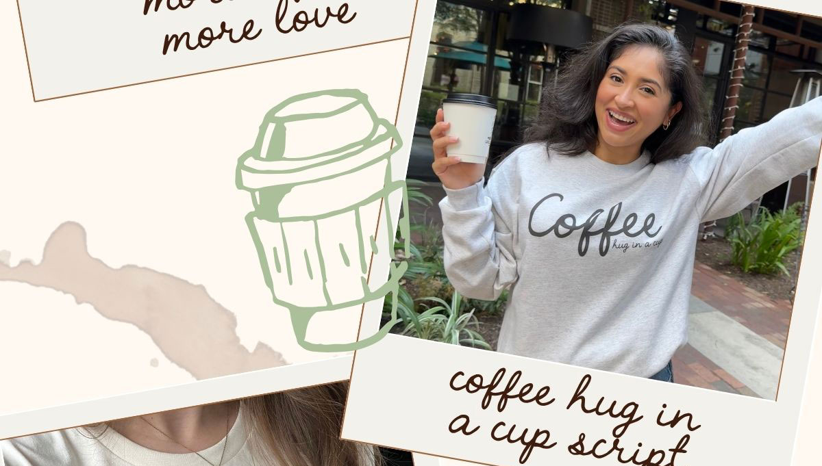 coffee hug in a cup