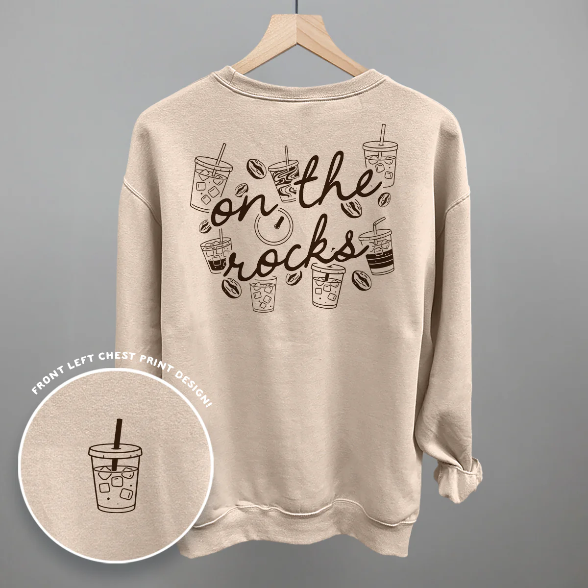 Image of The Rocks Iced Coffee (Back Print)