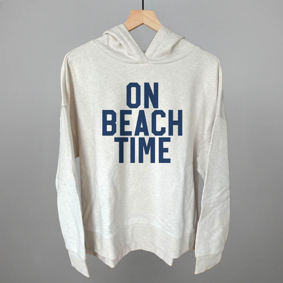 Image of On Beach Time Block Letters