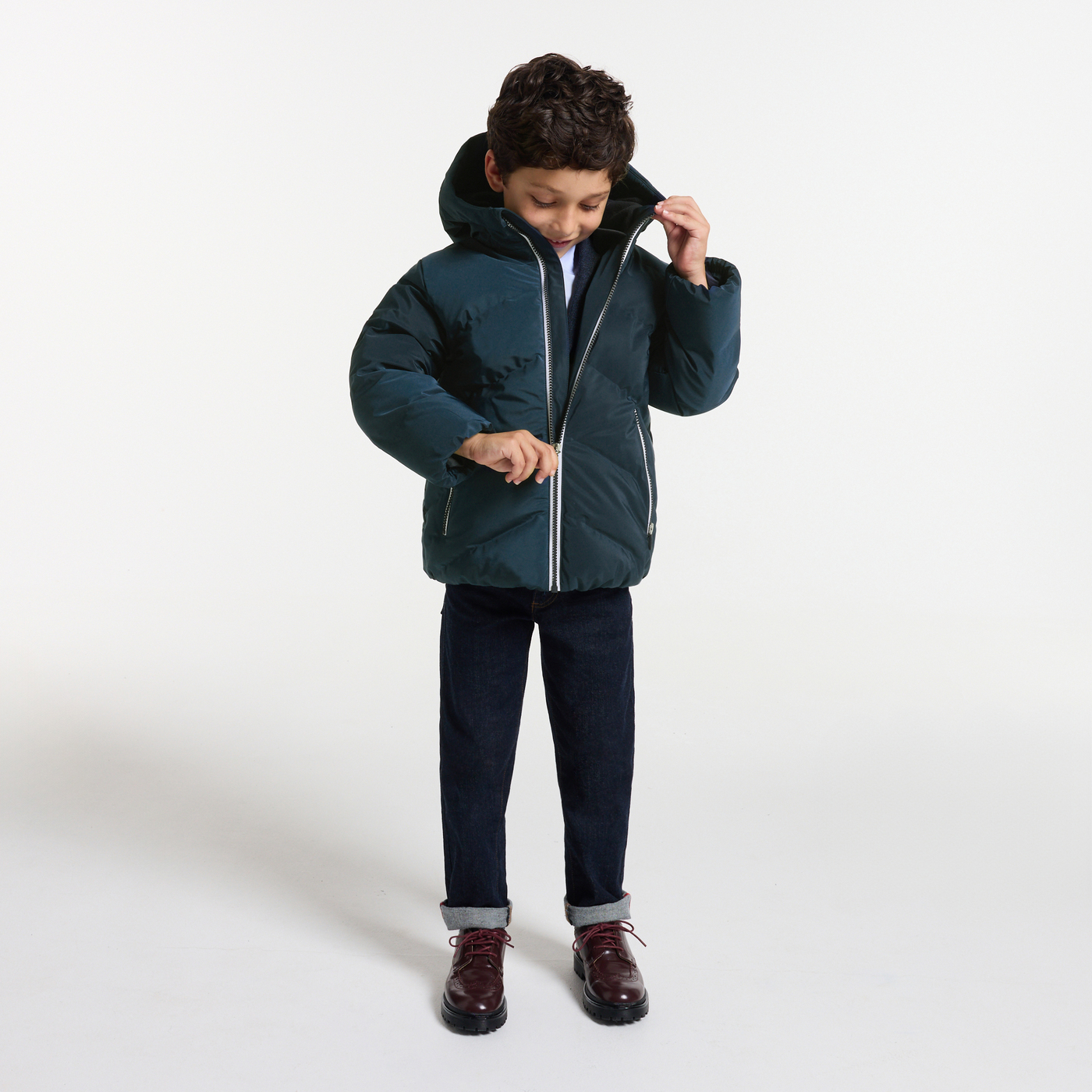 Child boy puffer jacket