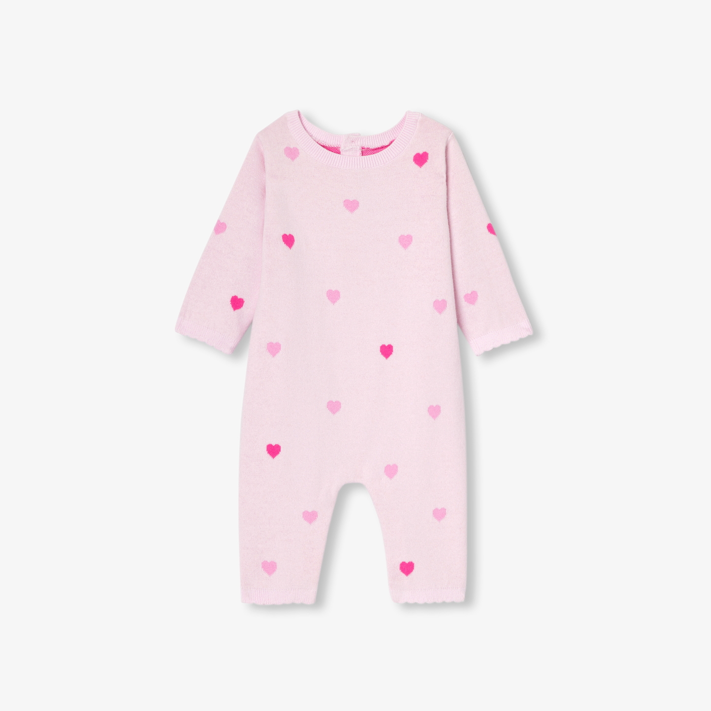 Baby girl knit jumpsuit