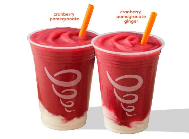 Cranberry Pomegranate smoothies 
