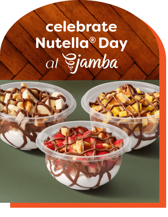Celebrate Nutella® Day at Jamba