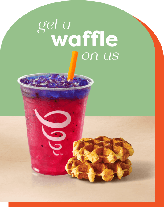 get a waffle on us