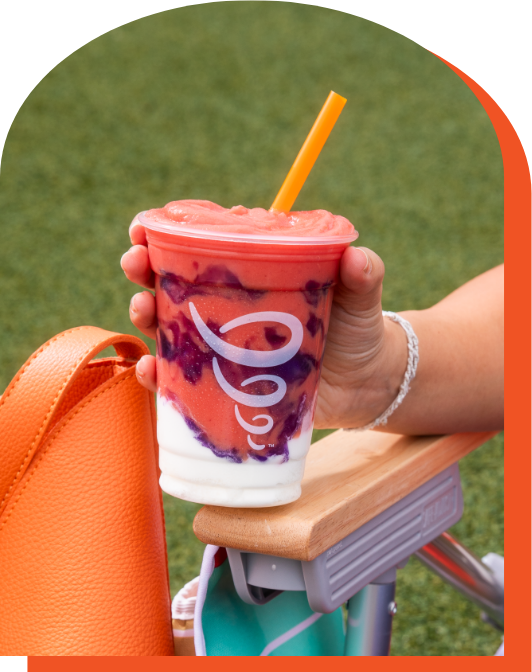 Watermelon Strawberry Swirl Smoothie