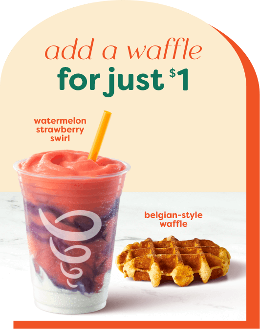 add a waffle for just a $1 
