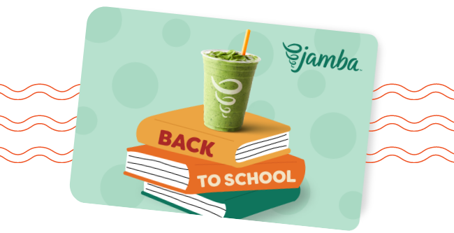 back 2 school gift card 