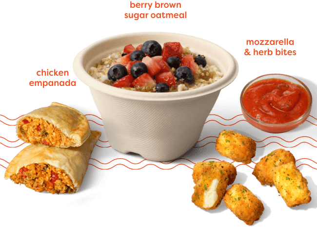 bites and oatmeal