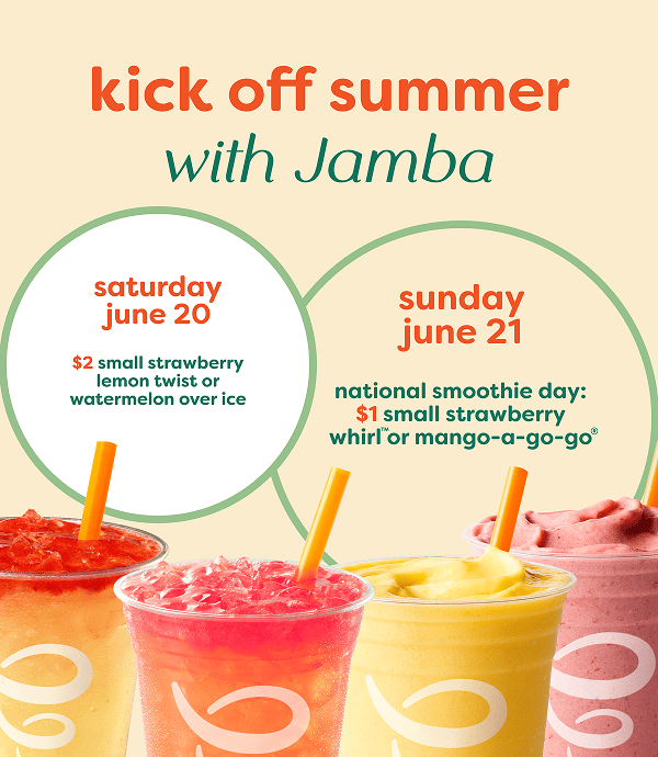 Kick off summer with Jamba