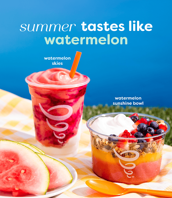 Summer tastes like watermelon