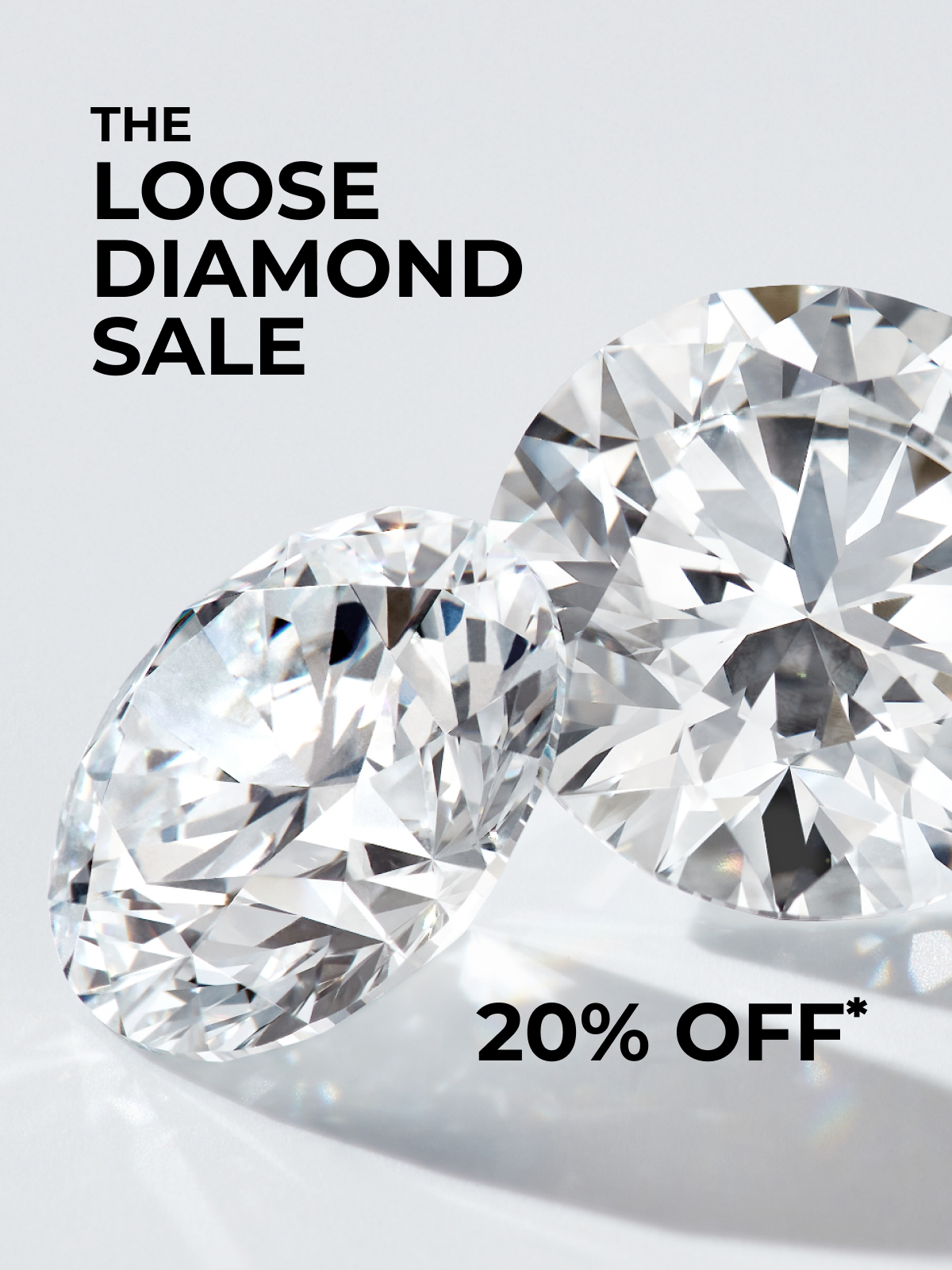 Save 20% on select lab grown diamonds during our Loose Diamond Sale.
