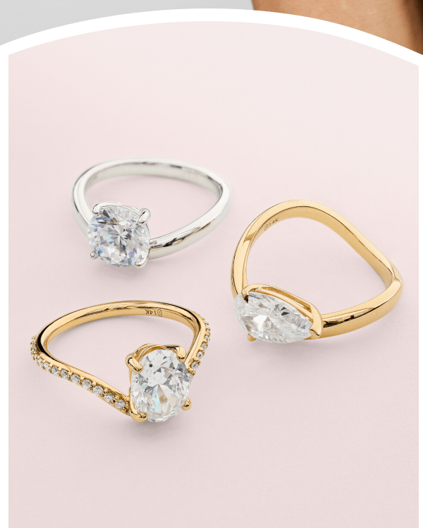 Designed with intention, our Sculptural Waves bring elevated style to your wedding and engagement rings.