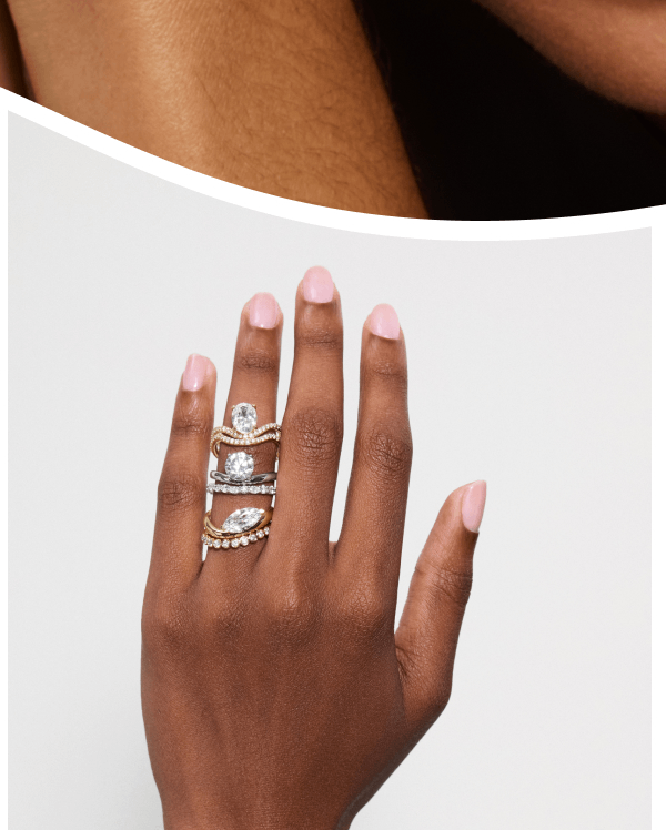 Designed with intention, our Sculptural Waves bring elevated style to your wedding and engagement rings.