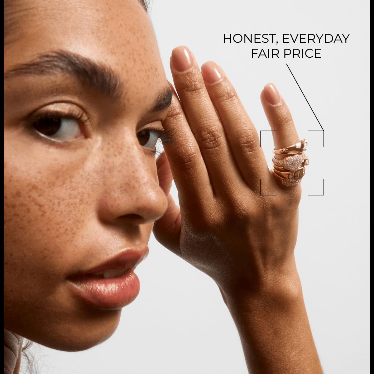 Our promise? Honest price and elevated style with our new pinky rings collection.