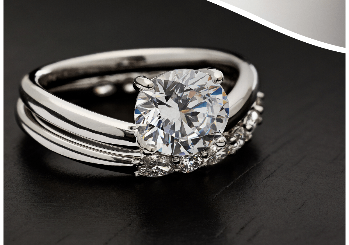 Discover our newest engagement and wedding rings with our Sculptural Waves collection.