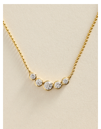 Our new Diamond + Bead Chain Collection remixes bezel set jewelry with subtle bead details.