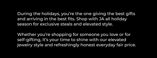 When you’re a chic tastemaker, the holiday is your time to shine.