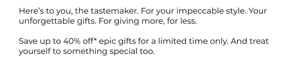 Our top holiday gifts.