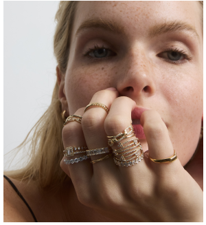 Up to 30% off* stacking rings for a limited time.