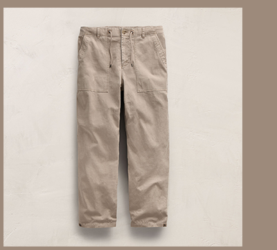 Slub Cotton Utility Flight Pant Slub Cotton Utility Flight Pant