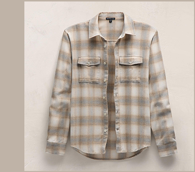 Soft Flannel Plaid Shirt