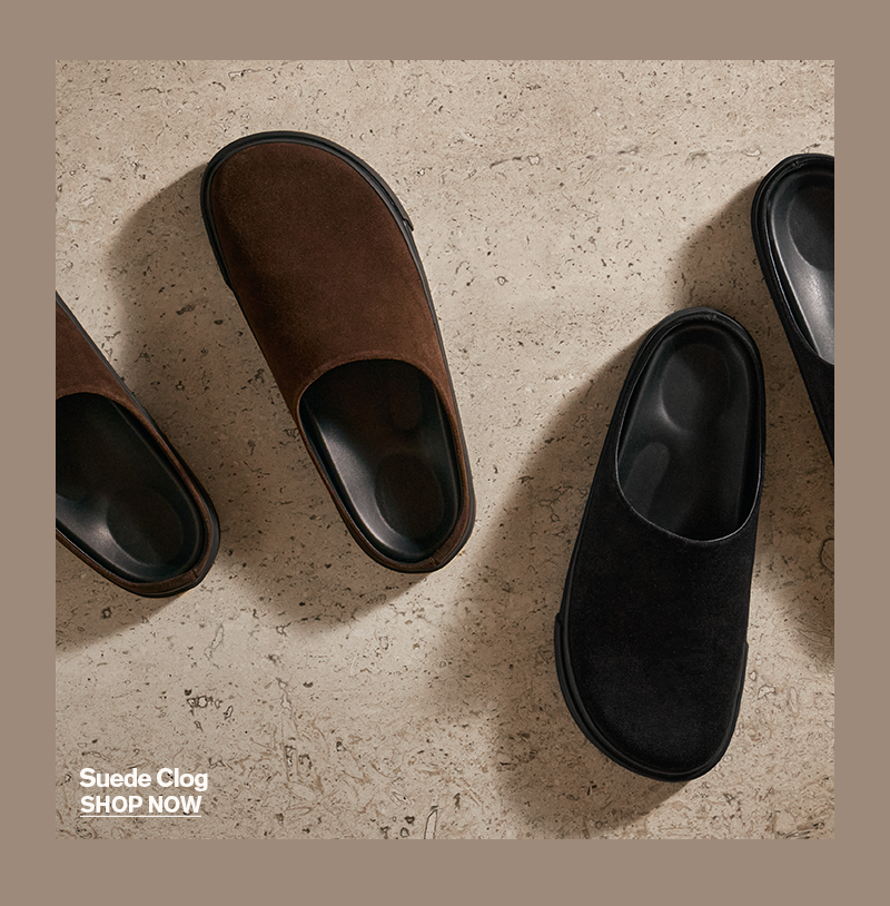 MEN'S SUEDE CLOG MEN'S SUEDE CLOG
