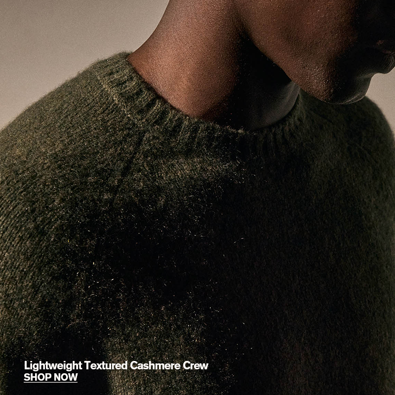 MEN'S LIGHTWEIGHT TEXTURED CREW