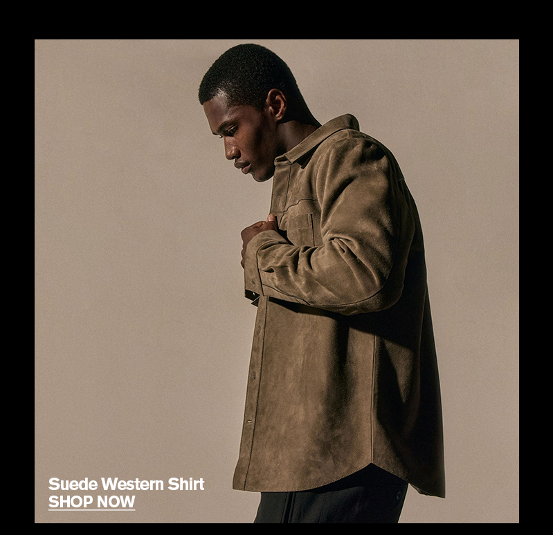 MEN'S SUEDE WESTERN SHIRT